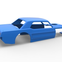 Shell of Vintage Asphalt Modified stock car V6 Scale 1:25 - Thumbnail 15