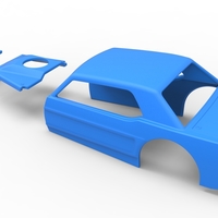 Shell of Vintage Asphalt Modified stock car V6 Scale 1:25 - Thumbnail 21