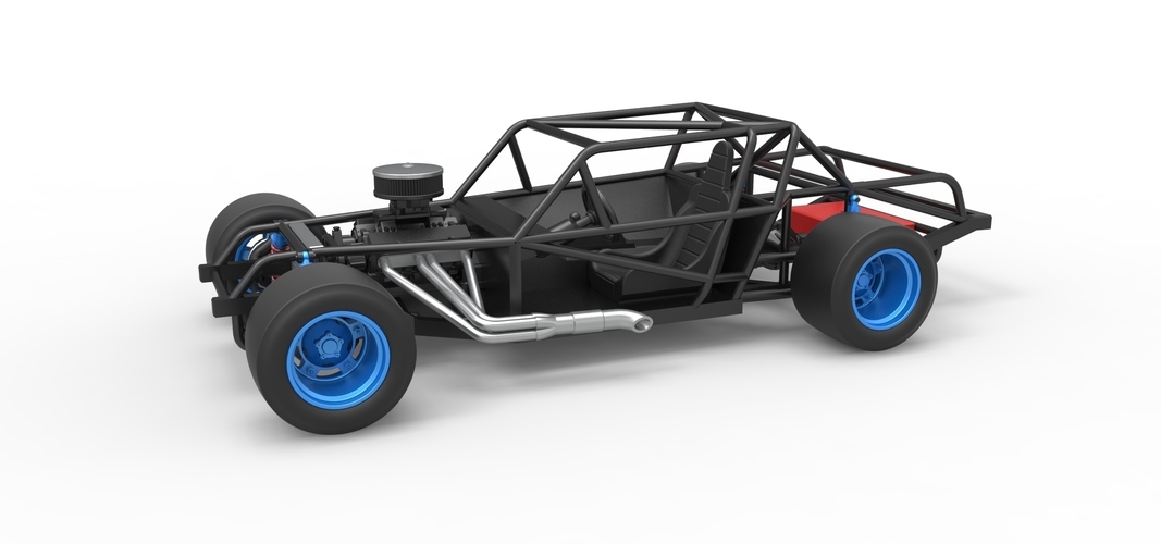 Vintage Asphalt Modified stock car Base V4 Scale 1:25