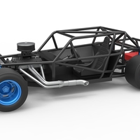 Vintage Asphalt Modified stock car Base V4 Scale 1:25 - Thumbnail 1