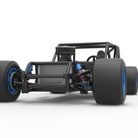 Vintage Asphalt Modified stock car Base V4 Scale 1:25 - Thumbnail 6