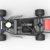 Vintage Asphalt Modified stock car Base V4 Scale 1:25 - Thumbnail 11