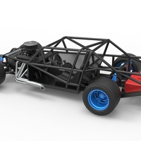 Vintage Asphalt Modified stock car Base V4 Scale 1:25 - Thumbnail 12