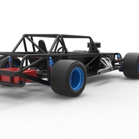 Vintage Asphalt Modified stock car Base V4 Scale 1:25 - Thumbnail 18