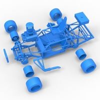 Vintage Asphalt Modified stock car Base V4 Scale 1:25 - Thumbnail 21