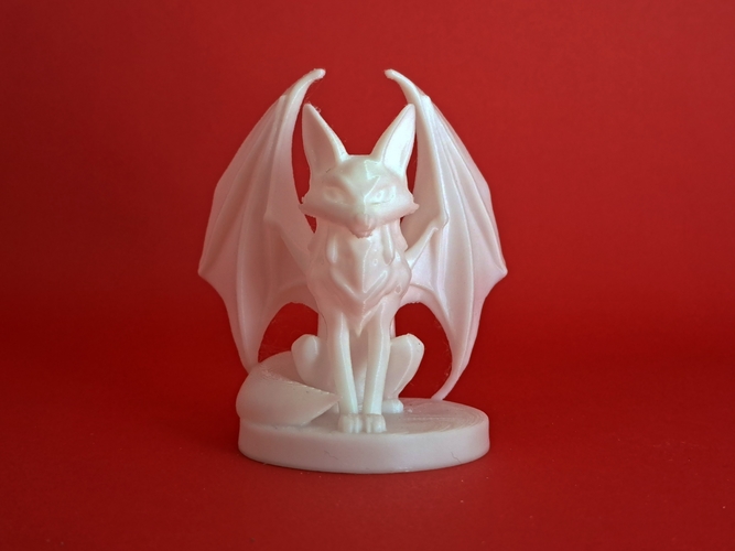 Bat Fox - Fantasy sculpture