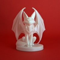 Bat Fox - Fantasy sculpture - Thumbnail 1