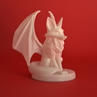 Bat Fox - Fantasy sculpture - Thumbnail 2