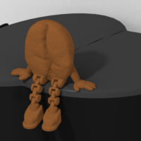 ☕ Coffee Bean Man – Fun Articulated Desk Buddy 😊 - Thumbnail 3