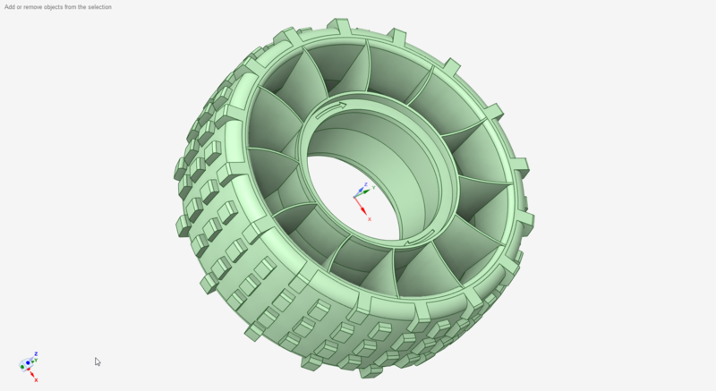 Airless Rc Tires 3D Printed Airless RC Off-Road Tire - Free Download - Pinshape