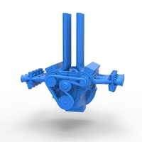 Engine V8 for Hot rod Version 3 Scale 1:25 - Thumbnail 4