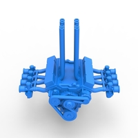 Engine V8 for Hot rod Version 3 Scale 1:25 - Thumbnail 6
