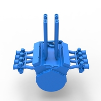 Engine V8 for Hot rod Version 3 Scale 1:25 - Thumbnail 13