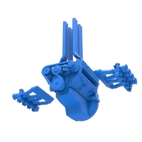 Engine V8 for Hot rod Version 3 Scale 1:25 - Thumbnail 15