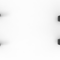 Wheel Set of Vintage Front engine dragster Version 6 Scale 1:25 - Thumbnail 7