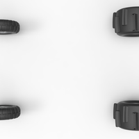 Wheel Set of Sand dragster Scale 1:25 - Thumbnail 7