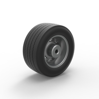 Wheel from Asphalt Modified stock car Version 5 Scale 1:25 - Thumbnail 8