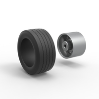 Wheel from Asphalt Modified stock car Version 5 Scale 1:25 - Thumbnail 10