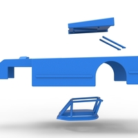 Shell of Figure 8 Modified stock car Scale 1:25 - Thumbnail 20