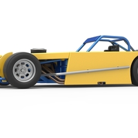 Asphalt Modified stock car Version 5 Scale 1:25 - Thumbnail 2