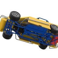 Asphalt Modified stock car Version 5 Scale 1:25 - Thumbnail 3