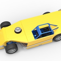 Asphalt Modified stock car Version 5 Scale 1:25 - Thumbnail 4