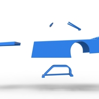 Shell of Asphalt Modified stock car V4 Scale 1:25 - Thumbnail 22