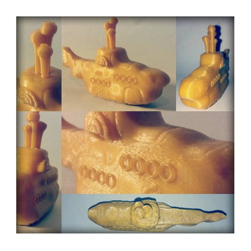 Yellow Submarine 3D Print 58681