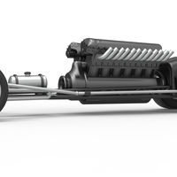 Front engine vintage dragster with V12 Scale 1:25 - Thumbnail 2