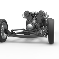 Front engine vintage dragster with V12 Scale 1:25 - Thumbnail 6