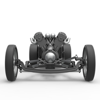 Front engine vintage dragster with V12 Scale 1:25 - Thumbnail 7