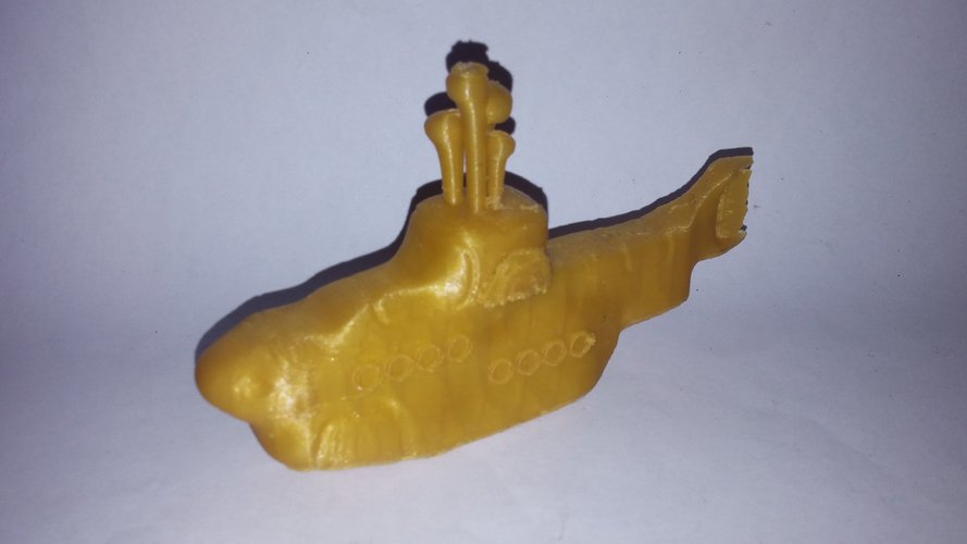 Yellow Submarine 3D Print 58682