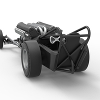 Front engine vintage dragster with V12 Scale 1:25 - Thumbnail 14