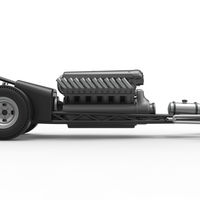 Front engine vintage dragster with V12 Scale 1:25 - Thumbnail 19