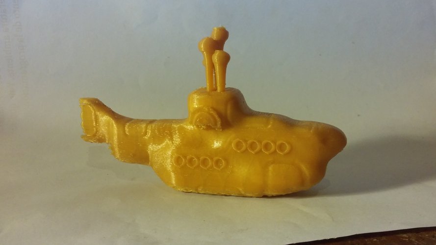 Yellow Submarine 3D Print 58683
