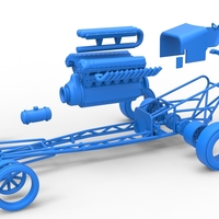 Front engine vintage dragster with V12 Scale 1:25 - Thumbnail 22