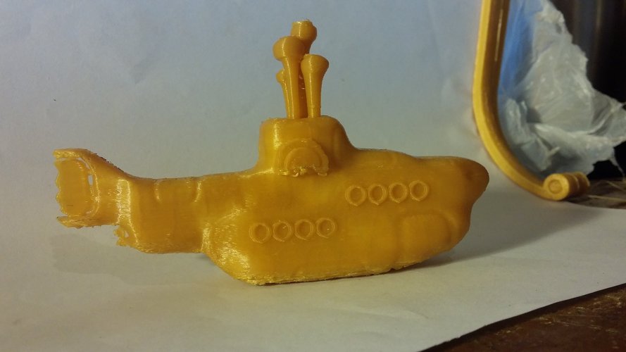 Yellow Submarine 3D Print 58685
