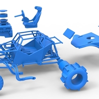 Sand dragster 4x4 Scale 1:25 - Thumbnail 20