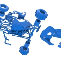 Sand dragster 4x4 Scale 1:25 - Thumbnail 22