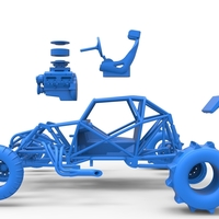 Sand dragster 4x4 Base Scale 1:25 - Thumbnail 24