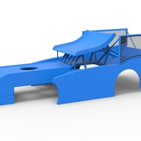 Shell of Outlaw Figure 8 Modified stock car Version 2 Scale 1:25 - Thumbnail 1