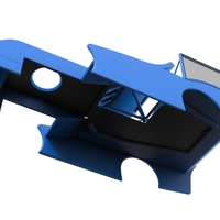 Shell of Outlaw Figure 8 Modified stock car Version 2 Scale 1:25 - Thumbnail 3