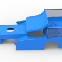 Shell of Outlaw Figure 8 Modified stock car Version 2 Scale 1:25 - Thumbnail 8