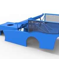 Shell of Outlaw Figure 8 Modified stock car Version 2 Scale 1:25 - Thumbnail 10