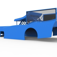 Shell of Outlaw Figure 8 Modified stock car Version 2 Scale 1:25 - Thumbnail 11