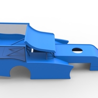 Shell of Outlaw Figure 8 Modified stock car Version 2 Scale 1:25 - Thumbnail 17