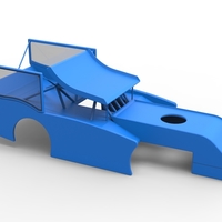 Shell of Outlaw Figure 8 Modified stock car Version 2 Scale 1:25 - Thumbnail 18