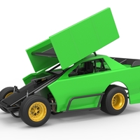 New Zealand Modified Stock car Version 2 Scale 1:25 - Thumbnail 1