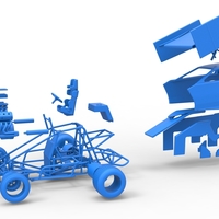 New Zealand Modified Stock car Version 2 Scale 1:25 - Thumbnail 25