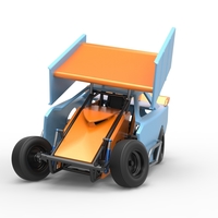 New Zealand Modified Stock car while turning V2 Scale 1:25 - Thumbnail 3